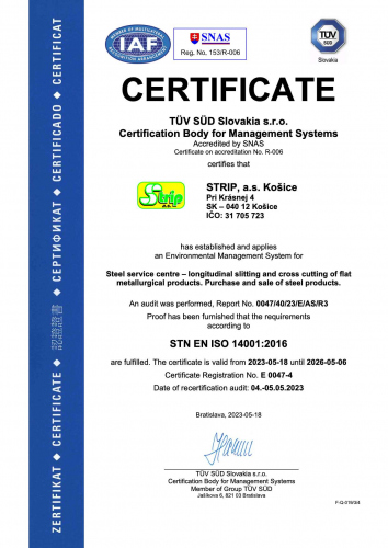 Certificates
